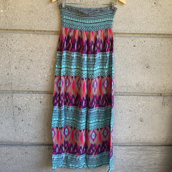 Strapless Boho Maxi - Picture 3 of 5